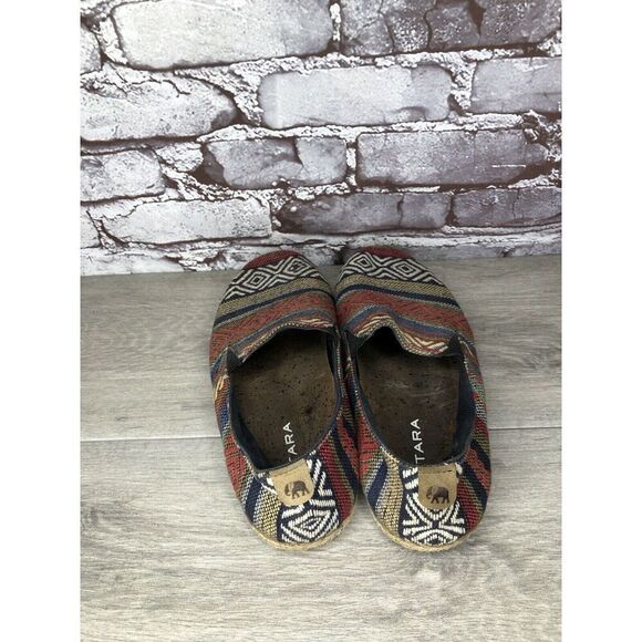 PATARA Chiang Mai Seeker MultiColor Fabric Slip On Loafers Sneakers Men 41EU/8M - Picture 6 of 16